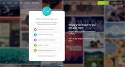 Desktop Screenshot of canva.com